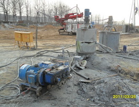 【双液注浆泵厂家】TTB180\10高压注浆泵在南水北调工程中使用